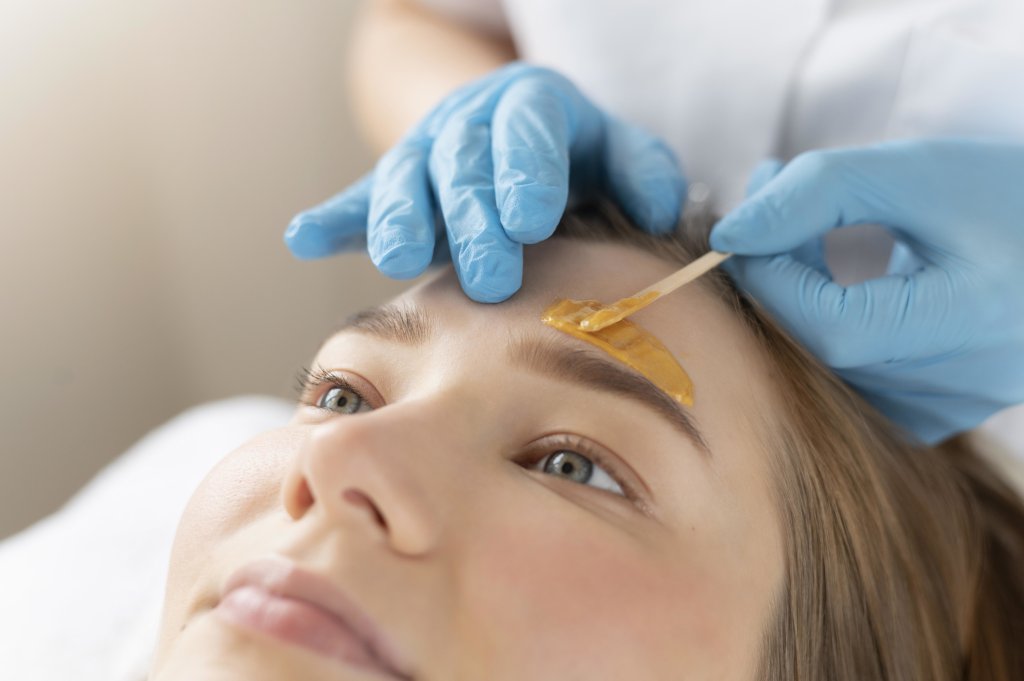 Épilation cire visage
